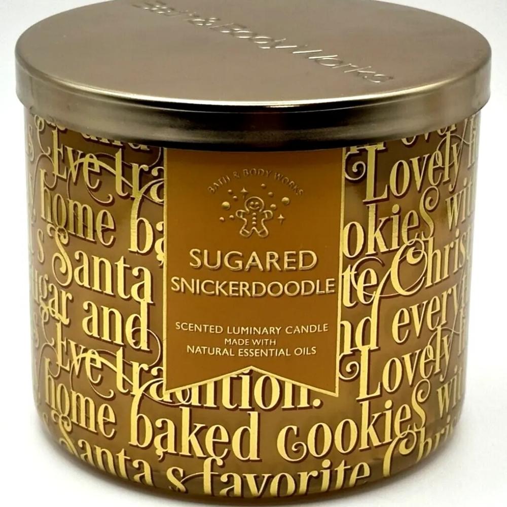 Bath & Body Works Sugared Snickerdoodle 3-Wick Candle